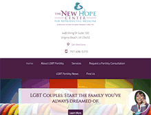 Tablet Screenshot of lgbtfertilityvirginia.com